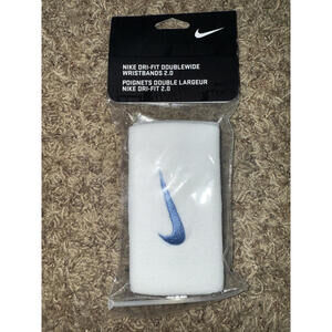 Nike Unisex Tennis Wristband Orange/Black Swoosh Nadal/Federer/Alcaraz